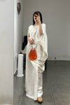 Mutedance Flower Dye Silk Dress Series MD-MD24SS04-HUIBAI hoary PM104